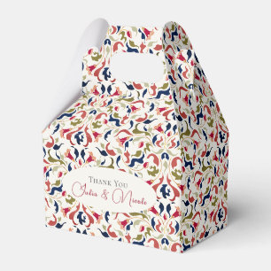 Ballotins Mariage Artistique Botanique Floral Paisley de Lux