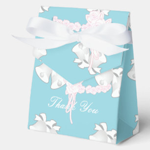Ballotins Mariage Bells Floral Pastel Merci bleu