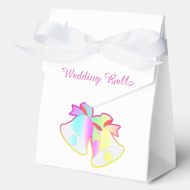 Ballotins Mariage Bells White (Recto)