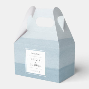 Ballotins Mariage bleu moderne