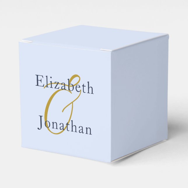 Ballotins Mariage bleu opulent (Verso)