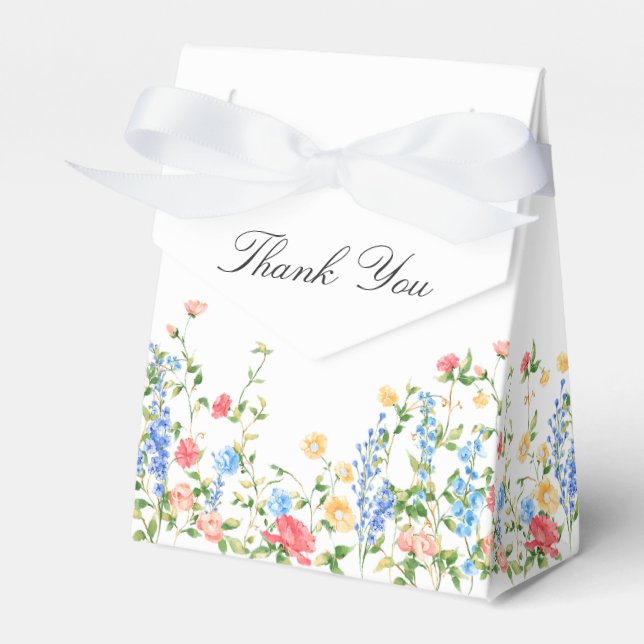 Ballotins Mariage Bohème Fleur sauvage de Meadow (Verso)