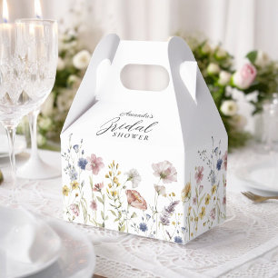 Ballotins Mariage Bohème Frais Fleurs Sauvages Personnalisé