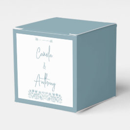Ballotins Mariage Boho Fleur sauvage bleu
