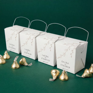 Ballotins Mariage botanique neutre simple