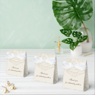 Ballotins mariage Brown beige ballotin personnalisé