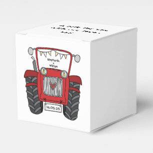 Ballotins Mariage campagnard Tracteur personnalisé Ballotin 