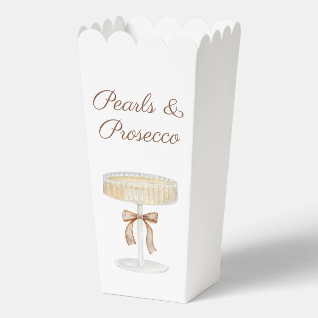 Ballotins Mariage civil avec perles et Prosecco amour  (Verso)