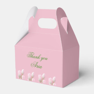 Ballotins Mariage Cowgirl Côtière tulipe rose