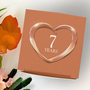 Ballotins Mariage d'anniversaire de cuivre ballotin coeur