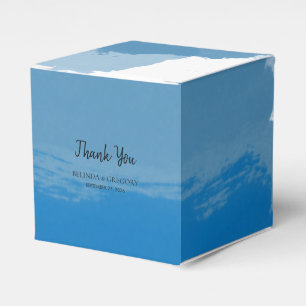 Ballotins Mariage d'aquarelle bleu plage