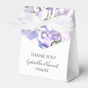 Ballotins Mariage d'aquarelle violet Lilac Fleurs