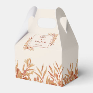 Ballotins Mariage de automne d'automne du feuillage rustique