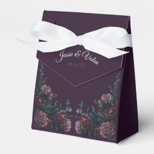 Ballotins Mariage de automne floral pourpre