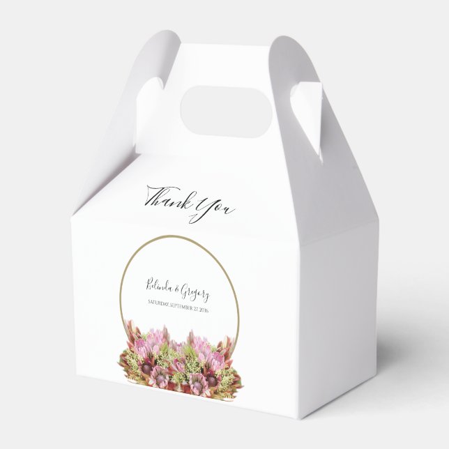 Ballotins Mariage de bouquet de fleurs sauvages rustiques (Verso)