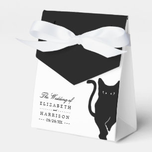 Ballotins Mariage de chat noir Whimsical moderne
