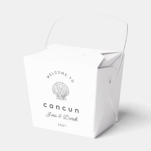 Ballotins Mariage de Destination Noir et Blanc Seachell