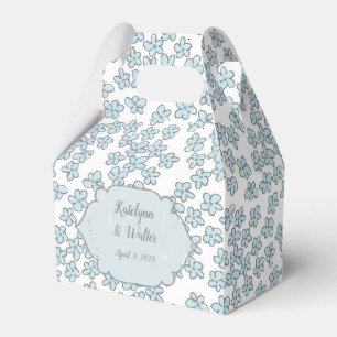 Ballotins Mariage de Doodle bleu clair Oublie-Moi-Nots