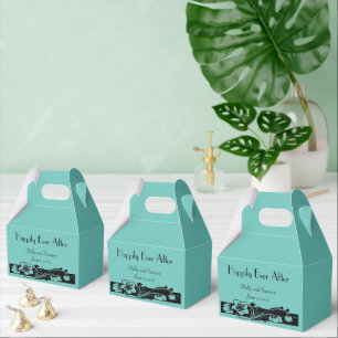 Ballotins Mariage de frontière florale Art déco