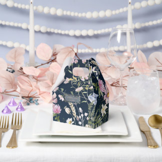 Ballotins Mariage de jardin bleu floral