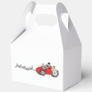 Ballotins Mariage de moto et side-car de mariés