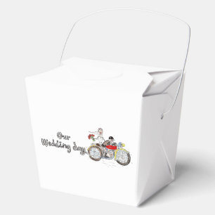Ballotins Mariage de moto mariés et femme