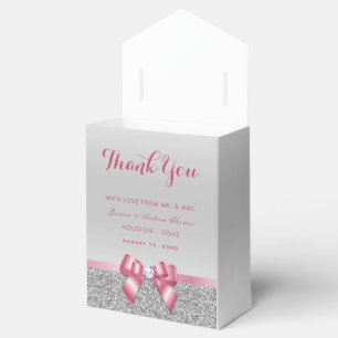 Ballotins Mariage de Parties scintillant romantique rose et
