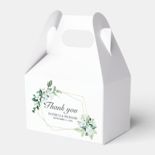 Ballotins Mariage de verdure fleurie géométrique