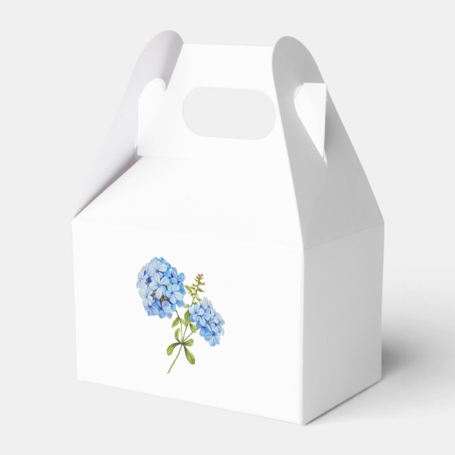 Ballotins Mariage d'événement Chic White & Blue Hydrangea (Verso)