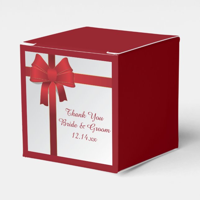 Ballotins Mariage d'hiver des Red Bows (Verso)