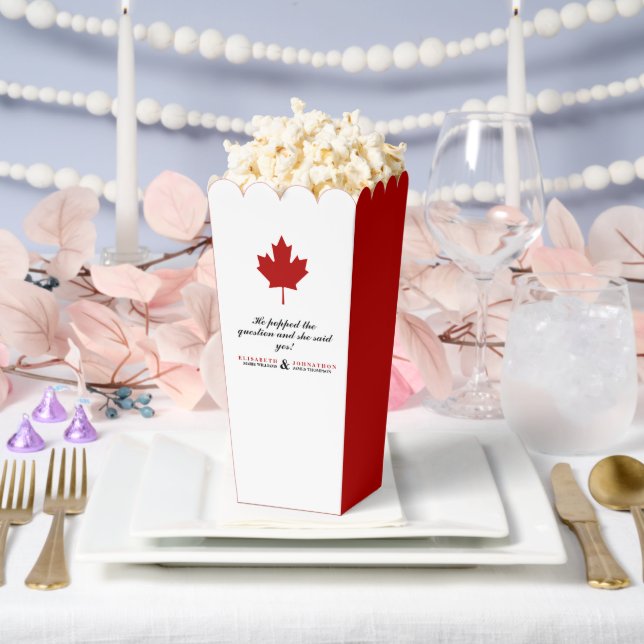 Ballotins Mariage du drapeau canadien (Mariage)