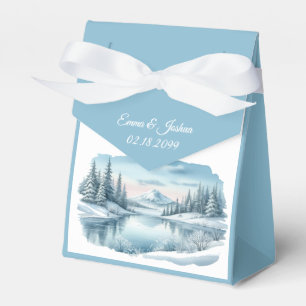 Ballotins Mariage du lac Snowy Mountain Winter Lake