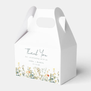 Ballotins Mariage Élégant aux Fleurs Sauvages