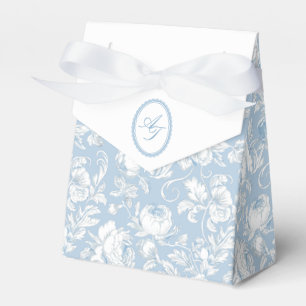 Ballotins Mariage élégant bleu de chinoiserie 