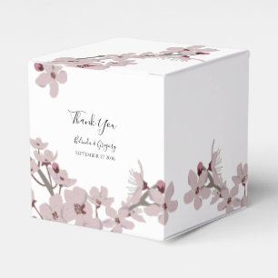 Ballotins Mariage Élégant Fleur de Cerisier Fleurie