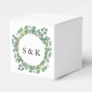 Ballotins Mariage Eucalyptus aquarelle