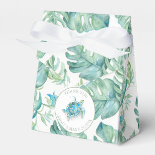 Ballotins Mariage Faveur Boîtes Destination Tropicale Palm