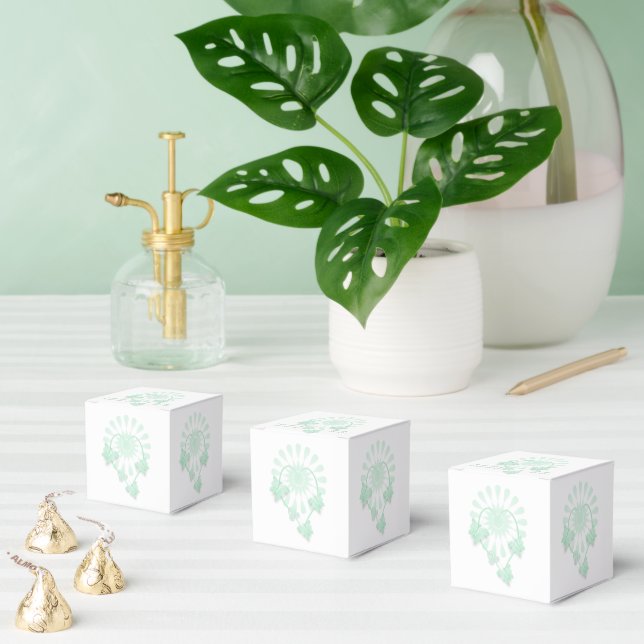 Ballotins Mariage Favor Boxes Peppermint Papillons Coeur (Multiple)