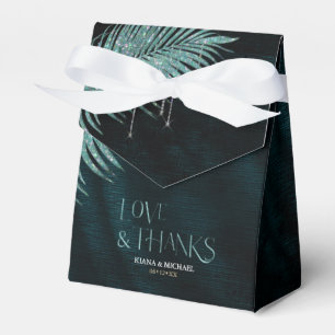 Ballotins Mariage feuille de joaillerie ID Turquoise830
