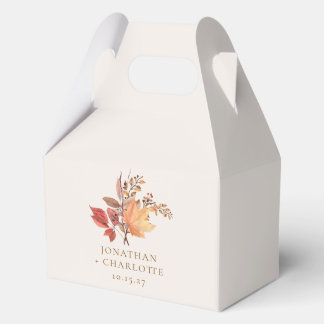 Ballotins Mariage Fleur Bohème Moderne Rustique d'Automne