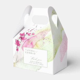 Ballotins Mariage fleur sauvage Aquarelle Merci Fsia ID954
