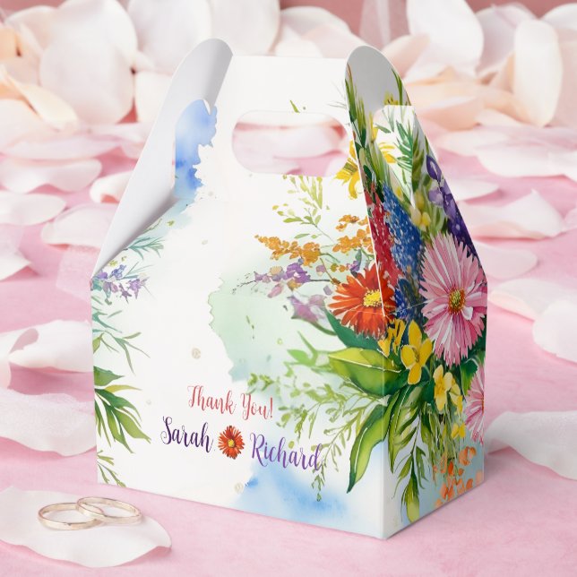 Ballotins Mariage fleur sauvage, Merci Floral Rustique & (Mariage)