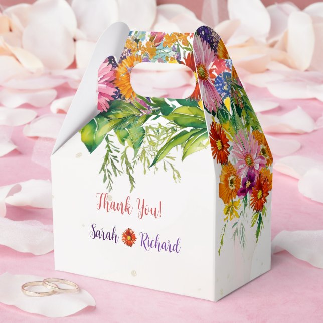 Ballotins Mariage fleur sauvage, Merci Floral Rustique & (Mariage)