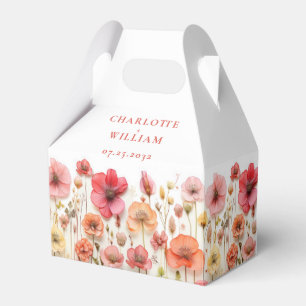 Ballotins Mariage Fleur sauvage Retro Pastel Pink Boho