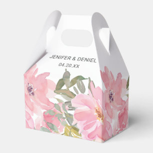 Ballotins Mariage Floral Aquarelle Jardin d'Été