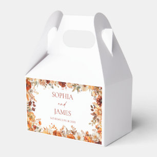 Ballotins Mariage Floral Automne Élégant Rustique