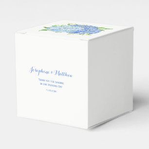 Ballotins Mariage Floral bleu Hydrangea