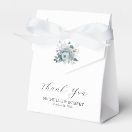 Ballotins Mariage Floral Bleu Personnalisé