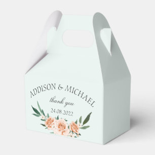 Ballotins Mariage floral Blush simple