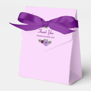 Ballotins Mariage floral de pivoine violette